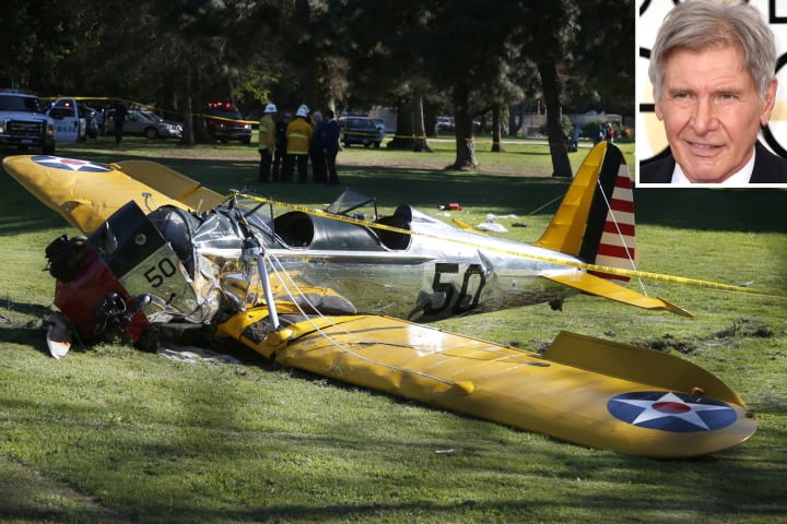 Harrison Ford Seriously Injured After Crashing Plane