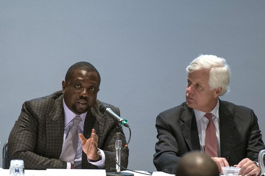 Look at you: Kola Aluko CEO, Atlantic Engery and Stephen Hayes, President of Corporate Council on Africa| Constative.com