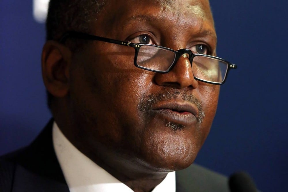 Aliko Dangote of Nigeria now the 23rd richest man in the world