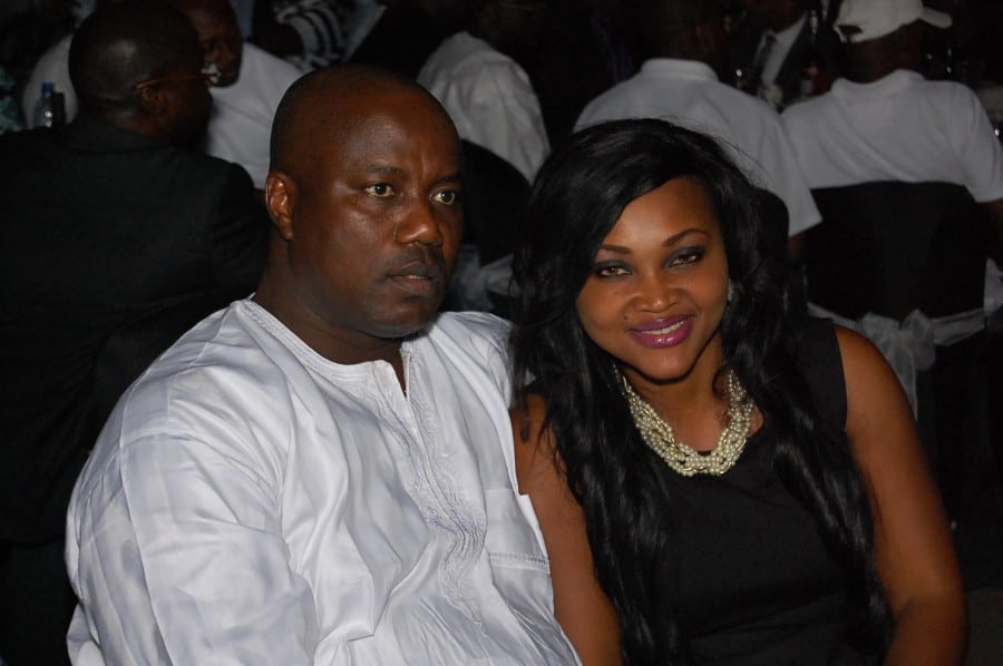 Mercy Aigbe and her husband 