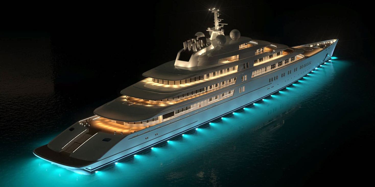 superyacht a cost