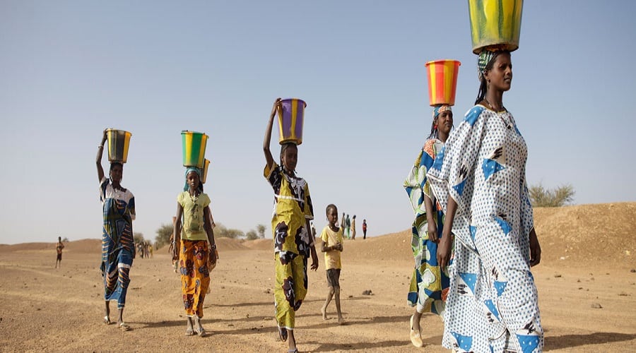 Ourare Allaye Temp village in Mondoro region of Mali.