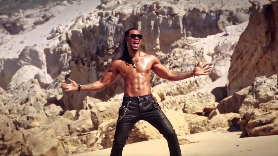 Flavour N'Abania in the music video for "Power to Win"