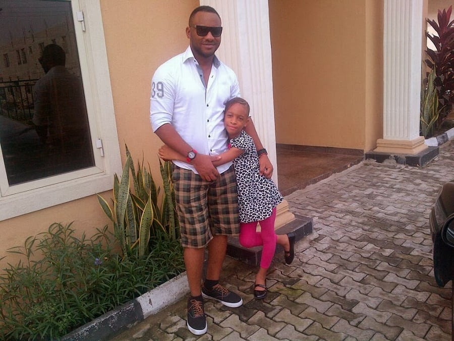 Yul Edochie and his daughter