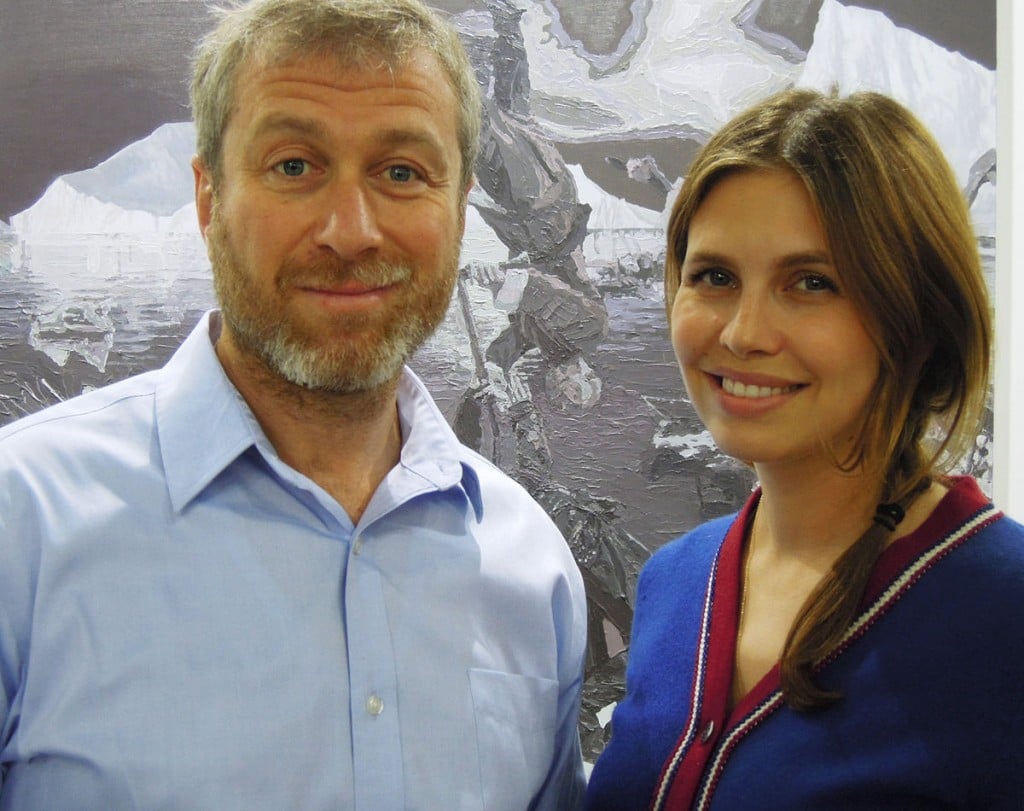  Roman Abramovich and his wife Dasha Zhukova at Art Basel Hong Kong | Photo credit: Frederik Balfour/Bloomberg 