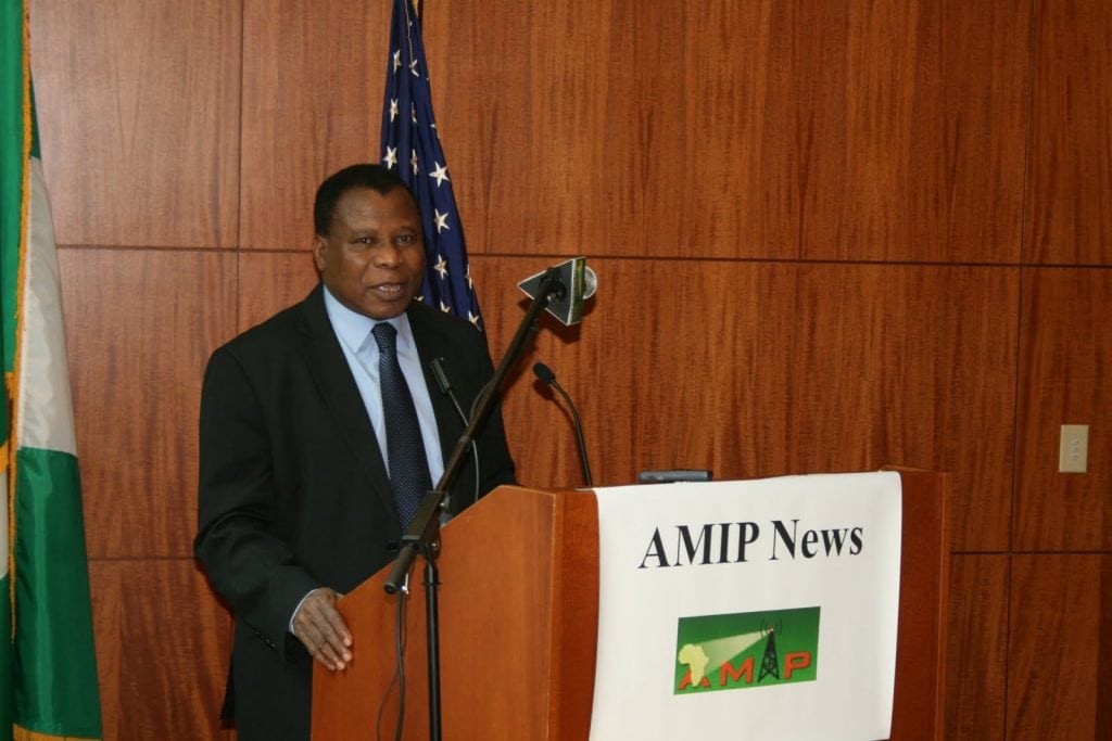 Transcript of Ambassador Adefuye delivering a Remarks speech during a press conference