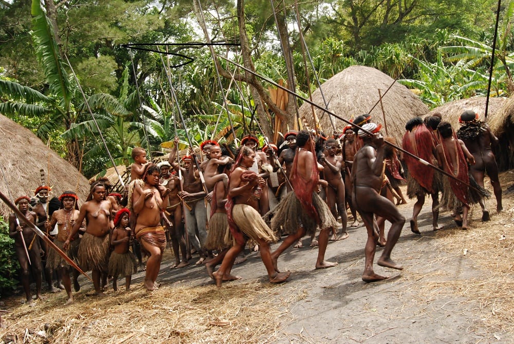 Fore tribe of Papua New Guinea known for cannibalism 