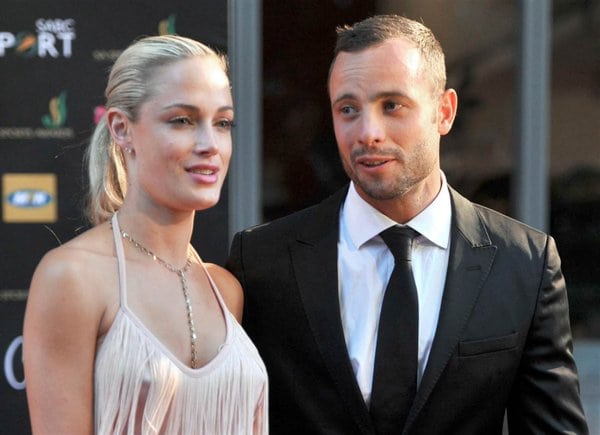 Oscar Pistorius and his late girlfriend whom he mudered