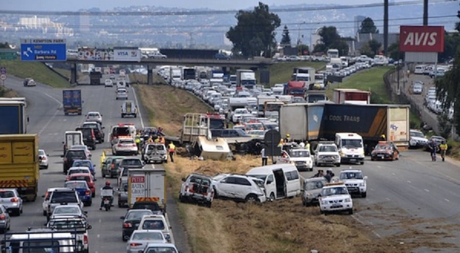 Multiple accident in S/A because of inpatient driving | Photo credits: thedailyvox.co..za