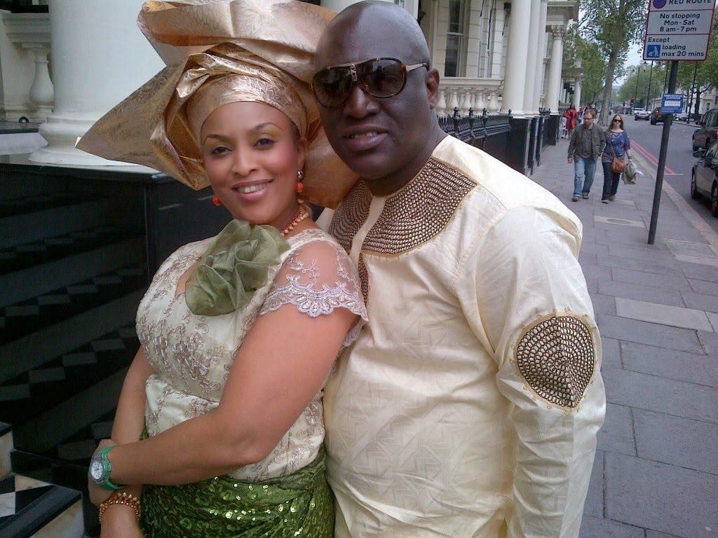 Sammy Okposo and wife