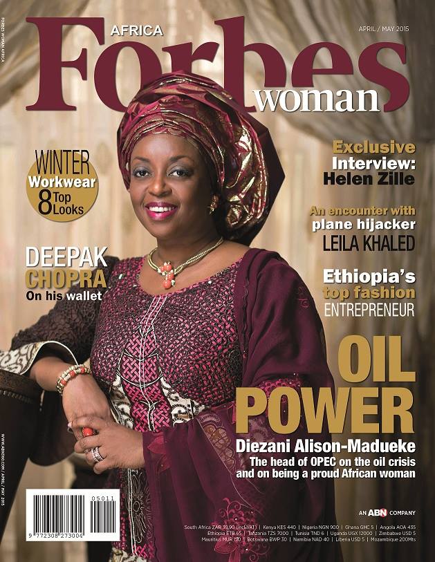 Diezani Allison Madueke on cover of Forbes Woman