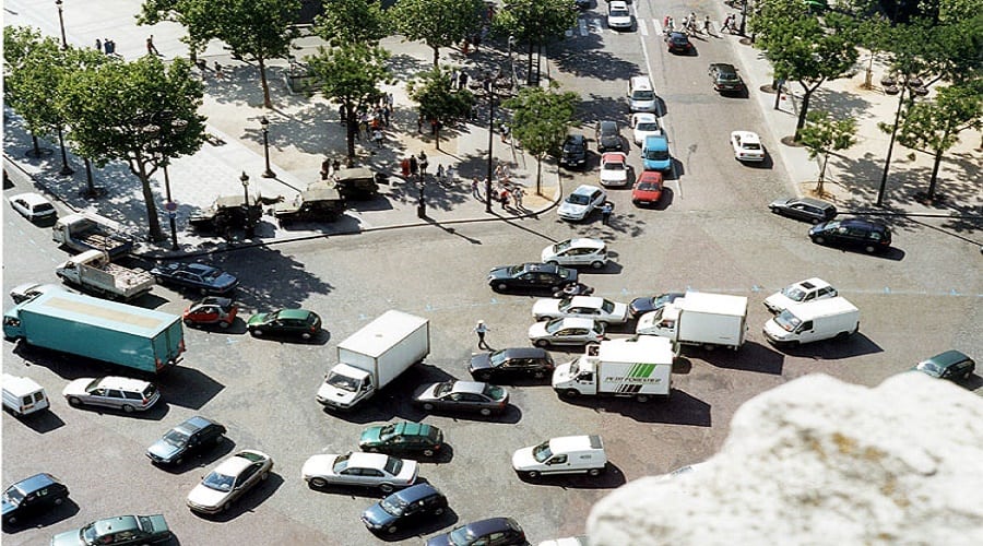 Typical example of what it's like to drive in Korea | Photo credits: wikipedia.com