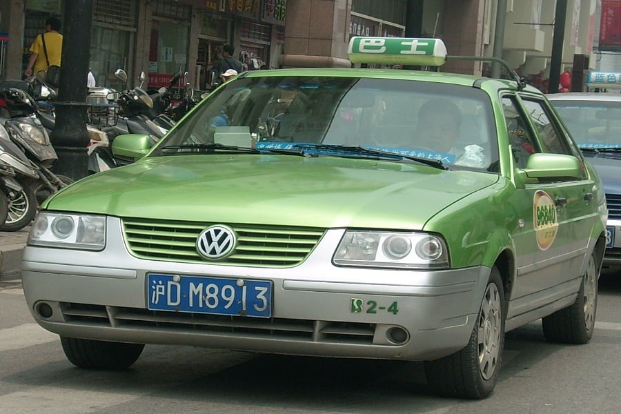 Typical Shanghai taxi |Photo credits: chinatravelgo.com