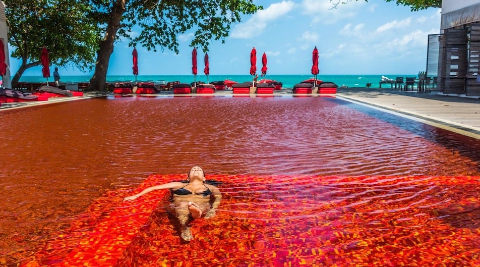 The Red Pool at Library Resort - Thailand