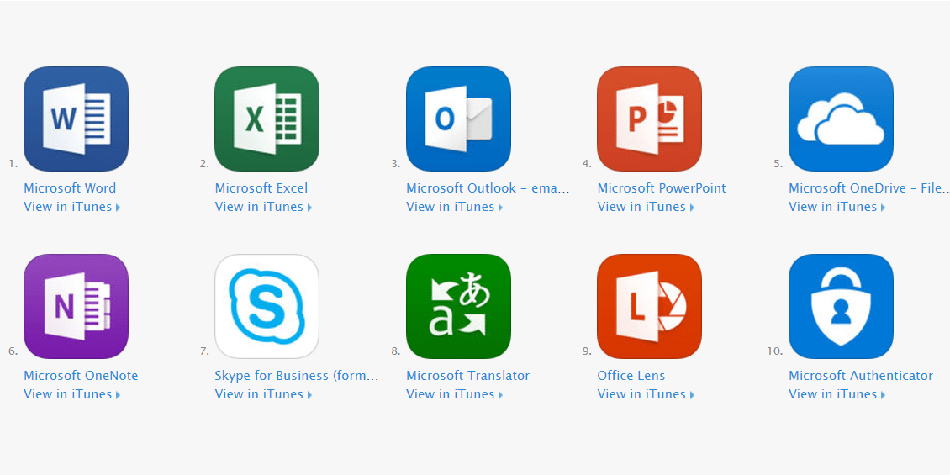 microsoft cell phone productivity apps