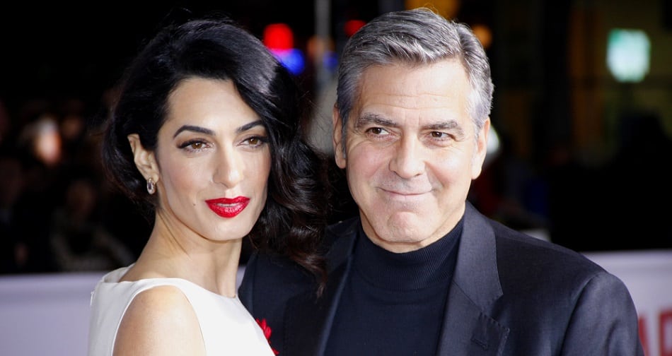 George Clooney and Amal Clooney 