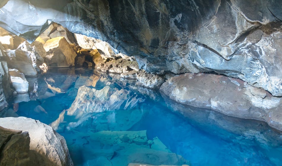 Grjotagja hot spring cave