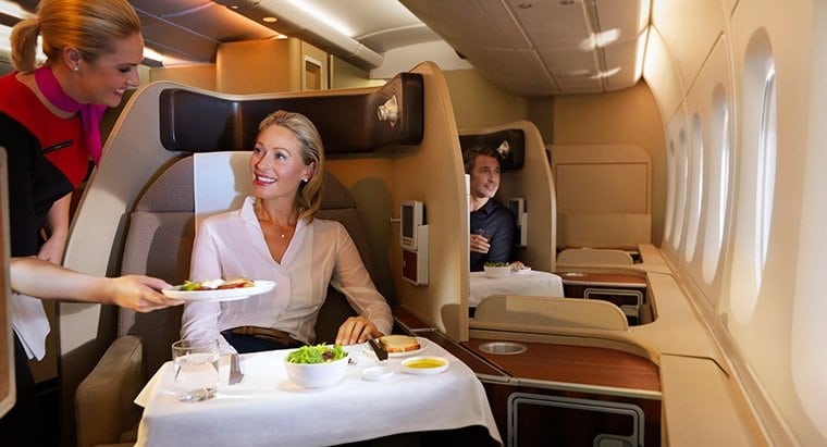 qantas first class