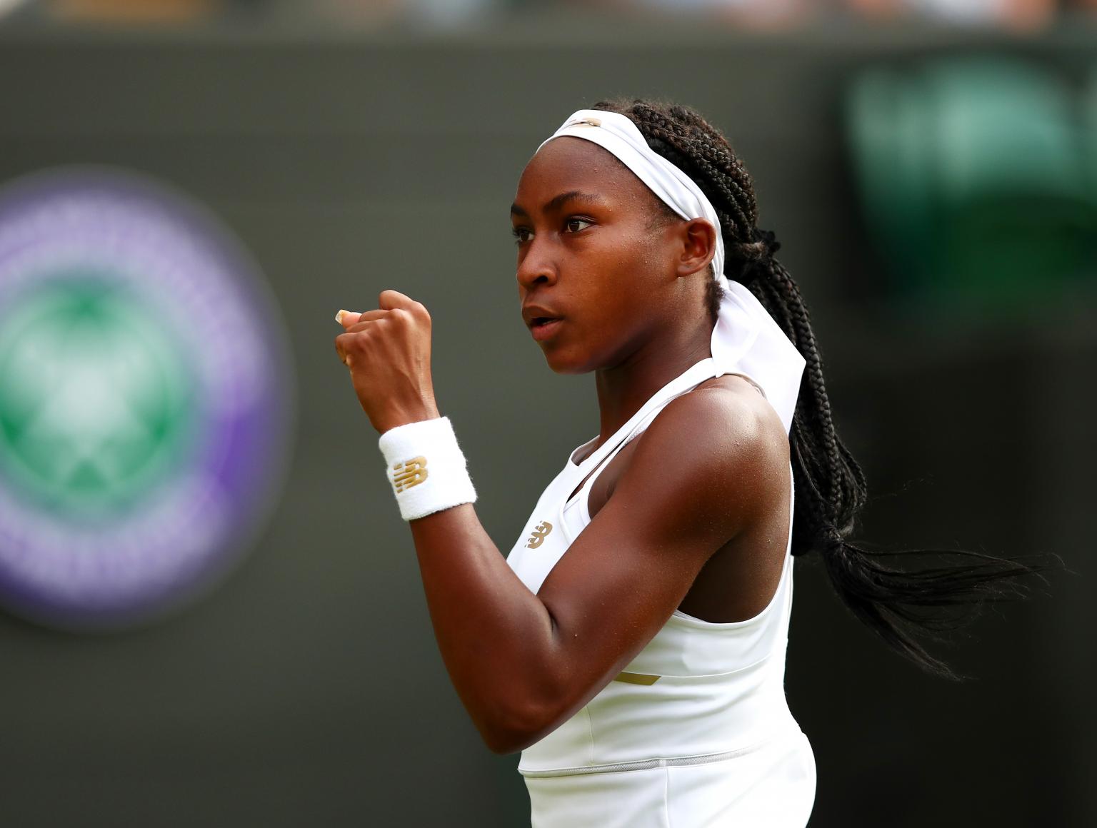 Tennis Coco Gauff Wimbledon 2024 Dusty Glynnis