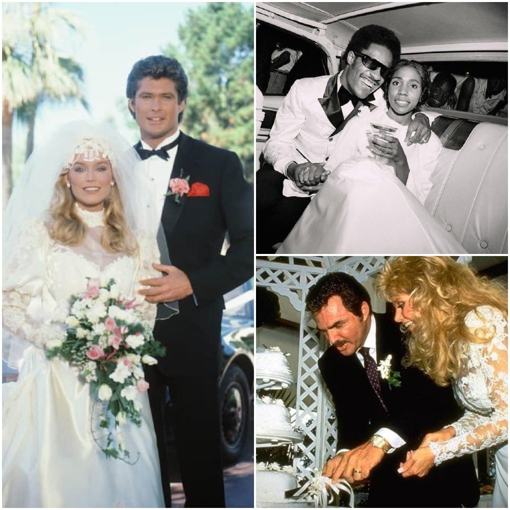 These Vintage Celebrity Wedding Photos Are a Throwback to the 70s and 80s