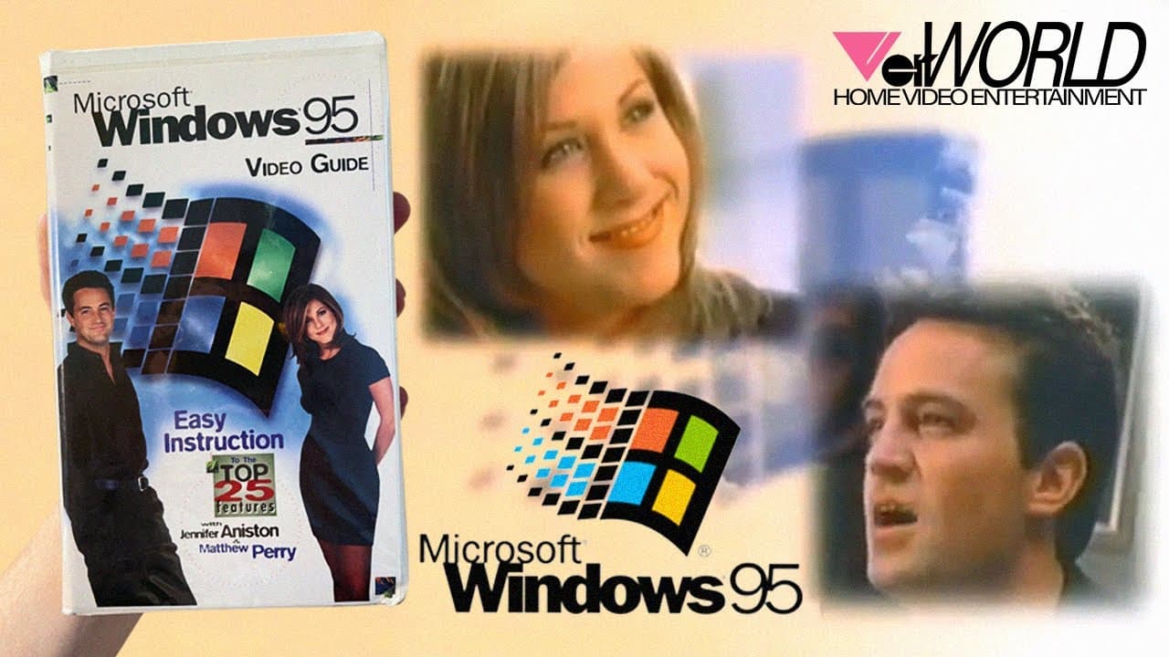 The Forgotten & Hilarious Windows 95 Video With Two “Friends” Stars ...